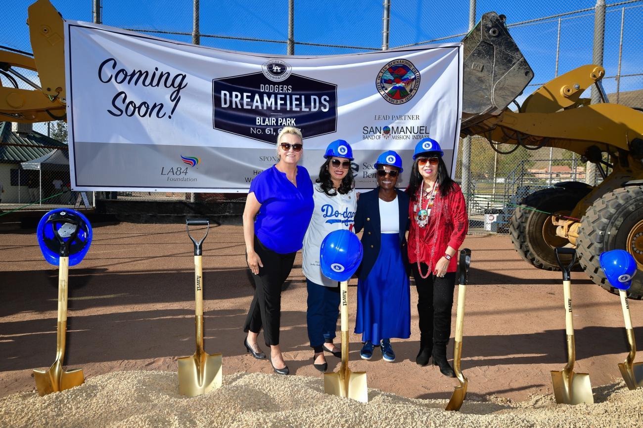Dodgers Dreamfields Ground Breaking